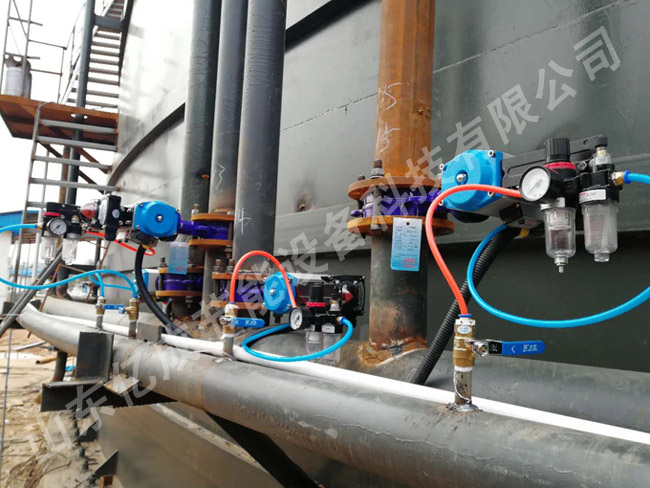 鋼板庫內(nèi)均化氣動(dòng)閥門